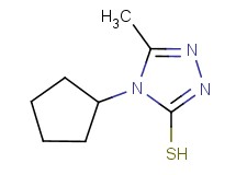 4-cyclopentyl-5-methyl-4H-1,2,4-triazole-3-thiol