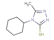 4-cyclohexyl-5-methyl-4H-1,2,4-triazole-3-thiol