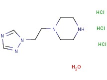 1-[2-(1H-1,2,4-triazol-1-yl)ethyl]piperazine trihydrochloride hydrate