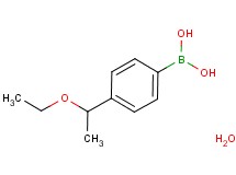 [4-(1-ethoxyethyl)phenyl]boronic acid hydrate
