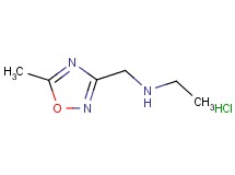 N-[(5-methyl-1,2,4-oxadiazol-3-yl)methyl]ethanamine hydrochloride