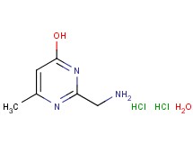 2-(aminomethyl)-6-methyl-4-pyrimidinol dihydrochloride hydrate