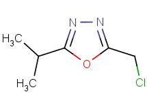 2-(chloromethyl)-5-isopropyl-1,3,4-oxadiazole