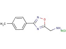{[3-(4-methylphenyl)-1,2,4-oxadiazol-5-yl]methyl}amine hydrochloride