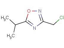3-(chloromethyl)-5-isopropyl-1,2,4-oxadiazole