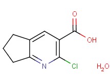 2-chloro-6,7-dihydro-5H-cyclopenta[b]pyridine-3-carboxylic acid hydrate