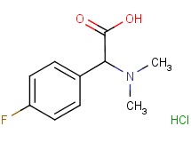 (dimethylamino)(4-fluorophenyl)acetic acid hydrochloride