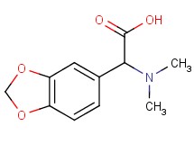 1,3-benzodioxol-5-yl(dimethylamino)acetic acid