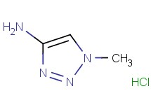 1-methyl-1H-1,2,3-triazol-4-amine hydrochloride 1-methyl-1H-1,2,3-triazol-4-amine hydrochloride