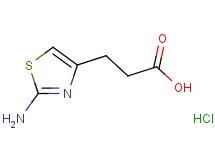 3-(2-amino-1,3-thiazol-4-yl)propanoic acid hydrochloride
