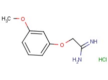 2-(3-methoxyphenoxy)ethanimidamide hydrochloride