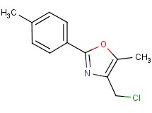 4-(chloromethyl)-5-methyl-2-(4-methylphenyl)-1,3-oxazole