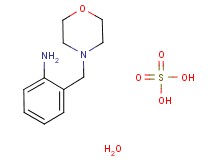 2-(morpholin-4-ylmethyl)aniline sulfate hydrate