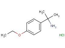[1-(4-ethoxyphenyl)-1-methylethyl]amine hydrochloride