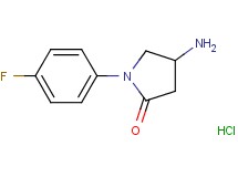 4-amino-1-(4-fluorophenyl)-2-pyrrolidinone hydrochloride