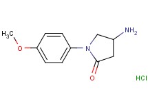 4-amino-1-(4-methoxyphenyl)-2-pyrrolidinone hydrochloride