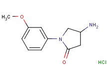 4-amino-1-(3-methoxyphenyl)-2-pyrrolidinone hydrochloride