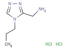 [(4-propyl-4H-1,2,4-triazol-3-yl)methyl]amine dihydrochloride