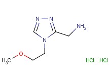 {[4-(2-methoxyethyl)-4H-1,2,4-triazol-3-yl]methyl}amine dihydrochloride