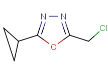2-(chloromethyl)-5-cyclopropyl-1,3,4-oxadiazole