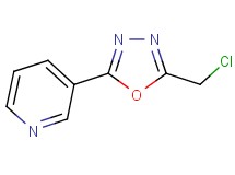 3-[5-(chloromethyl)-1,3,4-oxadiazol-2-yl]pyridine