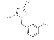 3-methyl-1-(3-methylbenzyl)-1H-pyrazol-5-amine