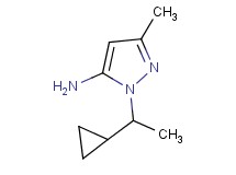 1-(1-cyclopropylethyl)-3-methyl-1H-pyrazol-5-amine