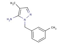 4-methyl-1-(3-methylbenzyl)-1H-pyrazol-5-amine