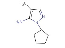 1-cyclopentyl-4-methyl-1H-pyrazol-5-amine