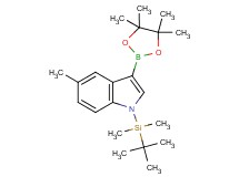 1-[tert-butyl(dimethyl)silyl]-5-methyl-3-(4,4,5,5-tetramethyl-1,3,2-dioxaborolan-2-yl)-1H-indole