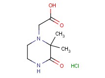 (2,2-dimethyl-3-oxo-1-piperazinyl)acetic acid hydrochloride
