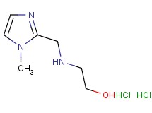 2-{[(1-methyl-1H-imidazol-2-yl)methyl]amino}ethanol dihydrochloride