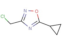 3-(chloromethyl)-5-cyclopropyl-1,2,4-oxadiazole