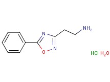 [2-(5-phenyl-1,2,4-oxadiazol-3-yl)ethyl]amine hydrochloride hydrate
