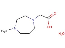 (4-methyl-1,4-diazepan-1-yl)acetic acid hydrate