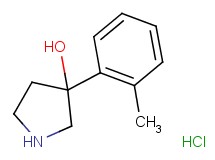 3-(2-methylphenyl)-3-pyrrolidinol hydrochloride 3-(2-methylphenyl)-3-pyrrolidinol hydrochloride