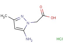 (5-amino-3-methyl-1H-pyrazol-1-yl)acetic acid hydrochloride