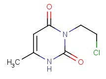 3-(2-chloroethyl)-6-methylpyrimidine-2,4(1H,3H)-dione