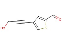 4-(3-hydroxyprop-1-yn-1-yl)thiophene-2-carbaldehyde