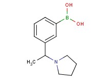 [3-(1-pyrrolidin-1-ylethyl)phenyl]boronic acid