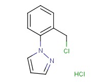 1-[2-(chloromethyl)phenyl]-1H-pyrazole hydrochloride