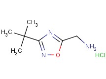[(3-tert-butyl-1,2,4-oxadiazol-5-yl)methyl]amine hydrochloride