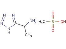 [1-(1H-tetrazol-5-yl)ethyl]amine methanesulfonate