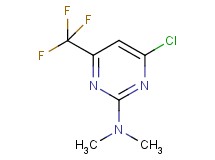 4-chloro-N,N-dimethyl-6-(trifluoromethyl)pyrimidin-2-amine