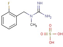 N-(2-fluorobenzyl)-N-methylguanidine sulfate