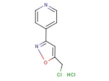 4-[5-(chloromethyl)-3-isoxazolyl]pyridine hydrochloride