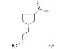 1-(2-methoxyethyl)-3-pyrrolidinecarboxylic acid hydrate