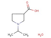 1-isopropyl-3-pyrrolidinecarboxylic acid hydrate