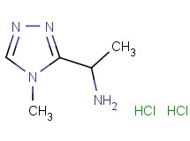 [1-(4-methyl-4H-1,2,4-triazol-3-yl)ethyl]amine dihydrochloride
