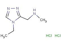 [(4-ethyl-4H-1,2,4-triazol-3-yl)methyl]methylamine dihydrochloride